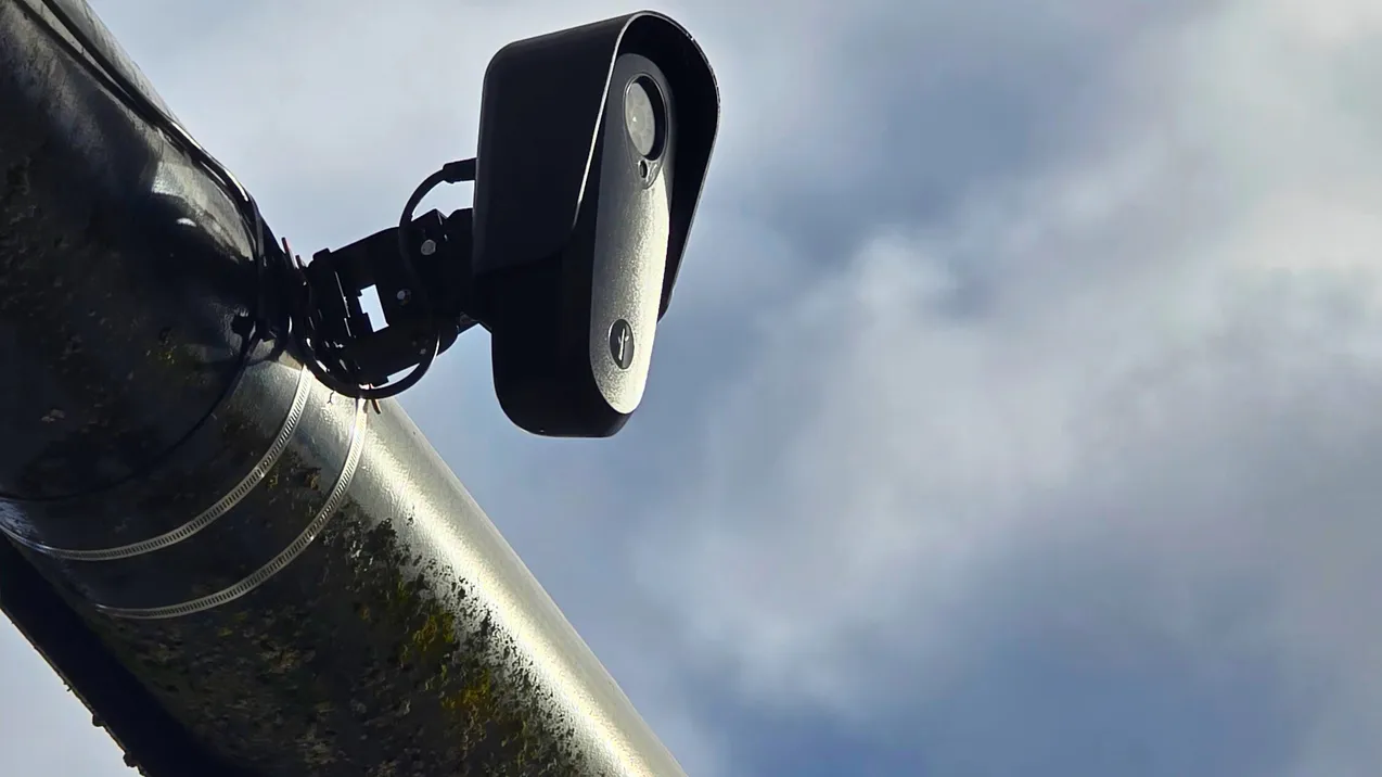 Flock ALPR camera mounted at the Coal Creek PArkway and Newcastle Way intersection