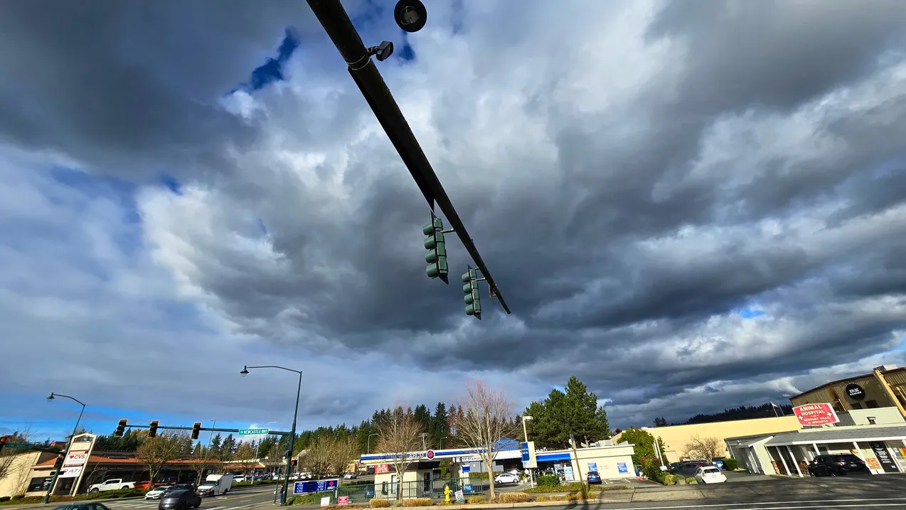 Flock ALPR camera mounted at the Coal Creek PArkway and Newcastle Way intersection