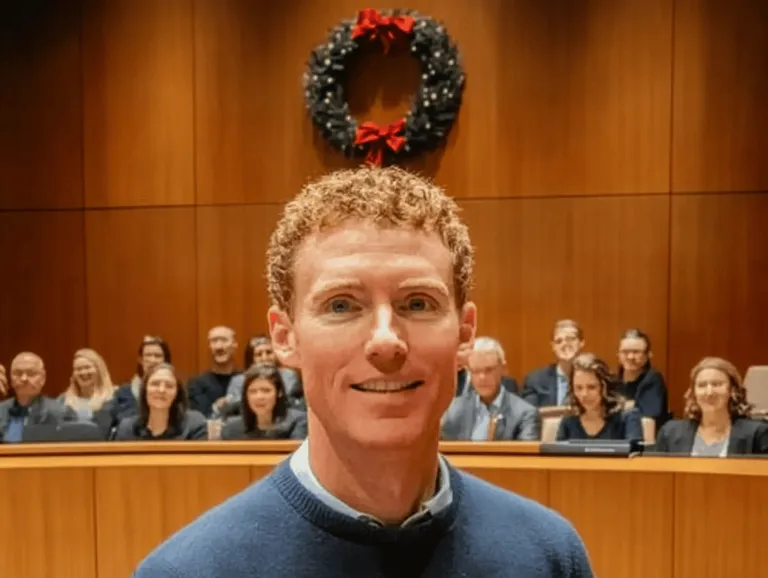 Jim Quigg stands confidently in the foreground of a city council chamber, smiling warmly, with a festive holiday wreath on the wall and council members seated behind him, symbolizing his leadership and community involvement.